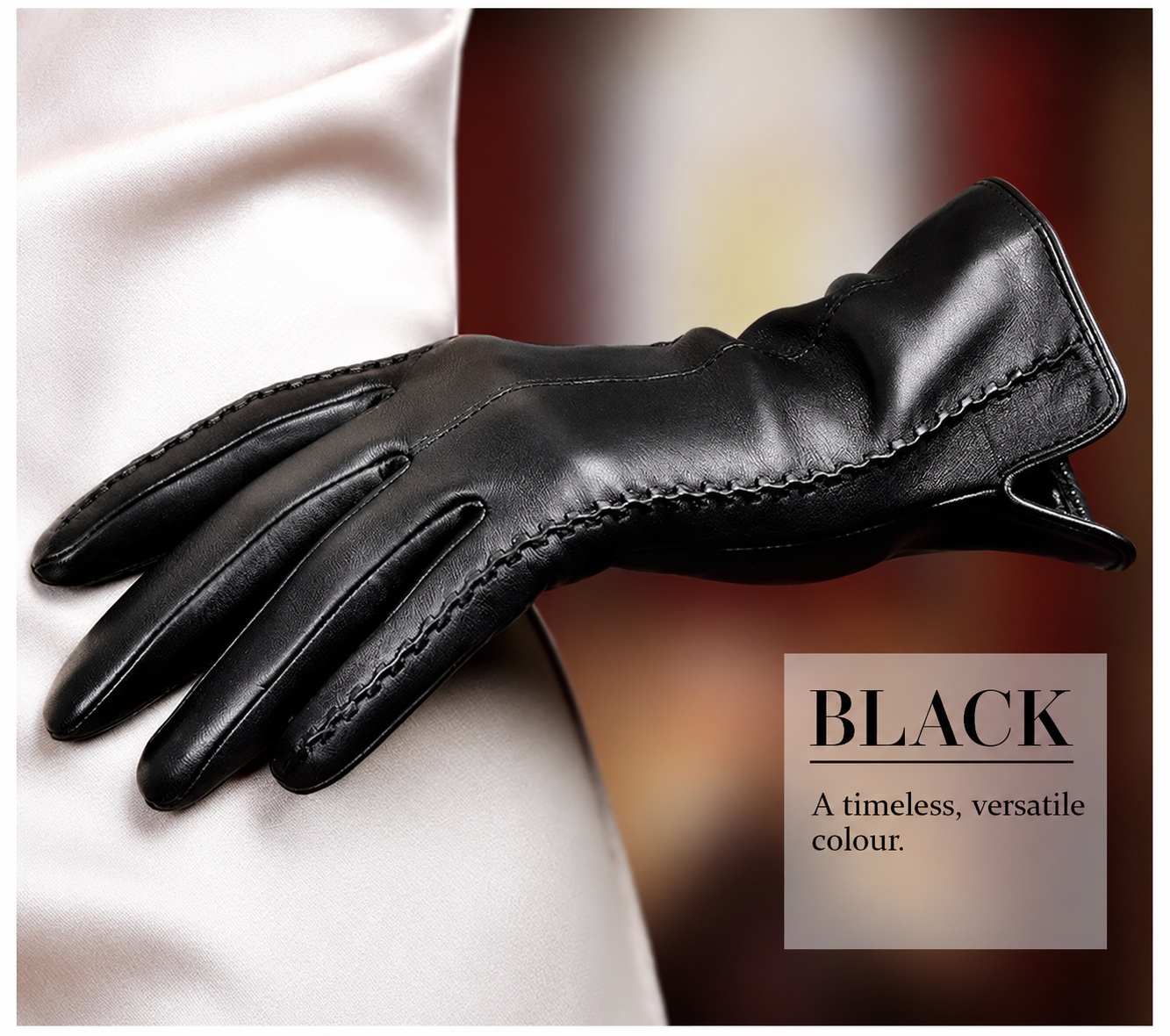 Glove pair — black