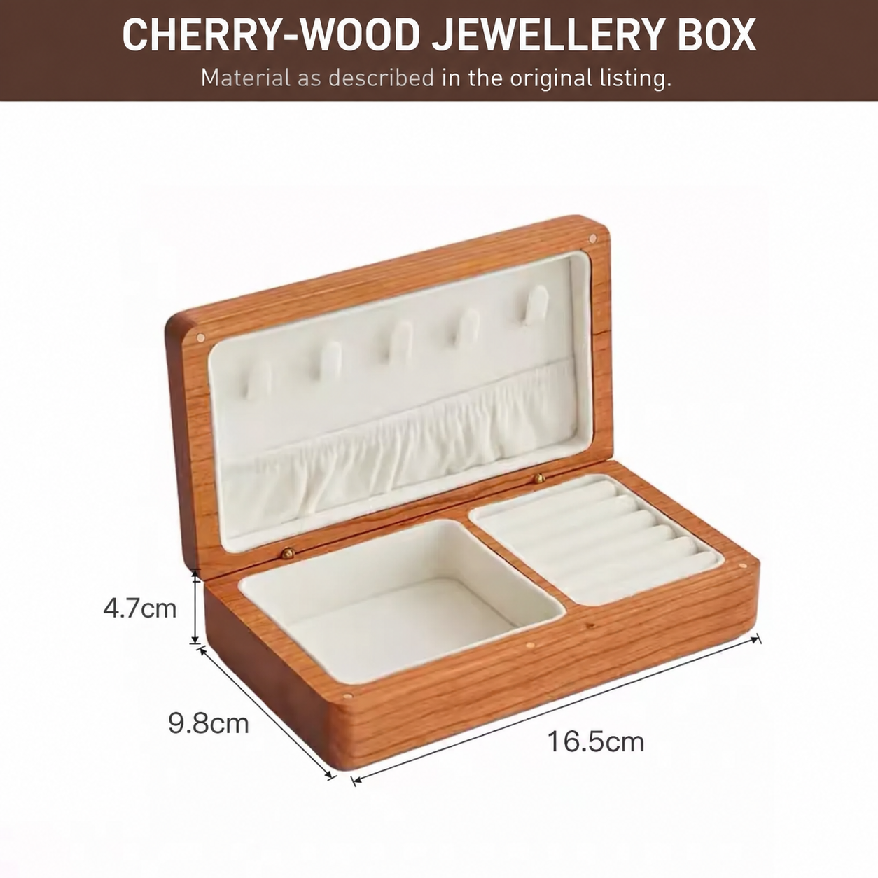 Jewellery case — ivory lining