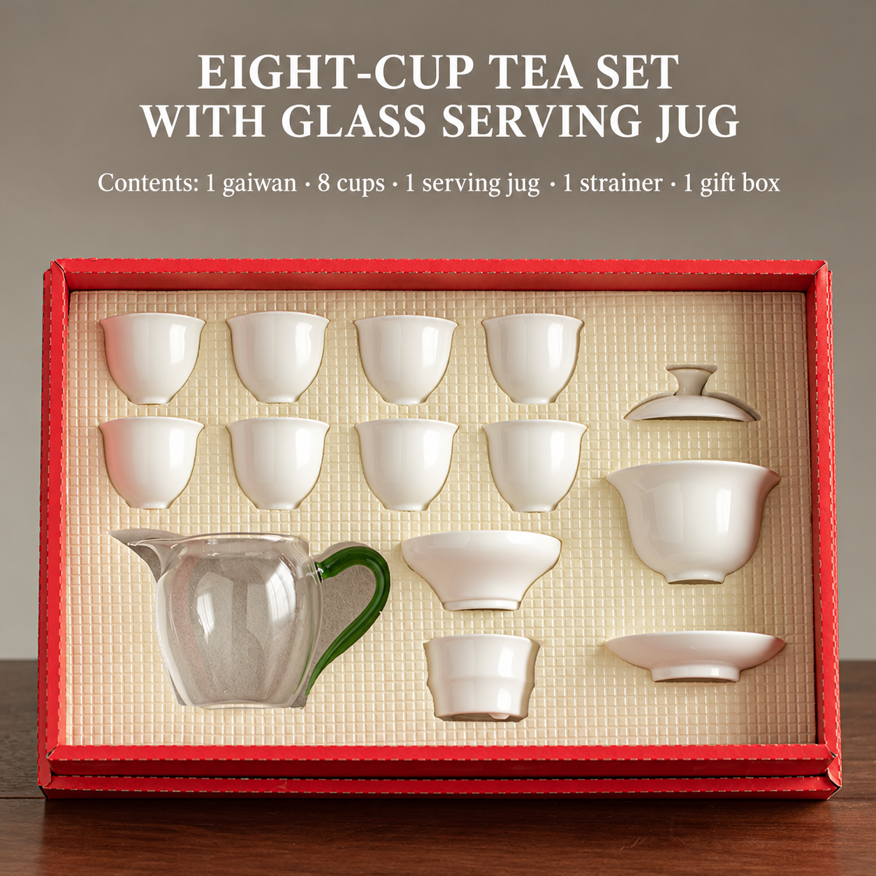 Tea set — white