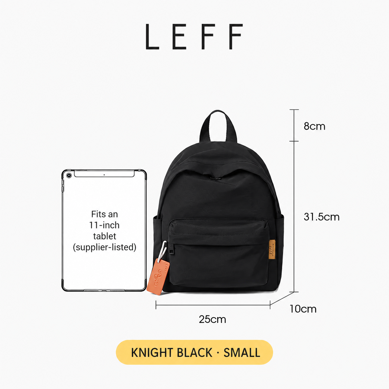 Daypack — black · compact