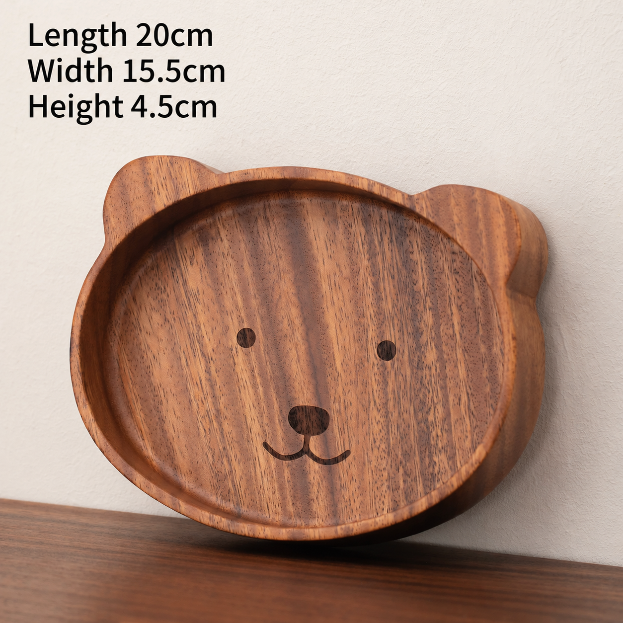 Serving tray — brown · bear