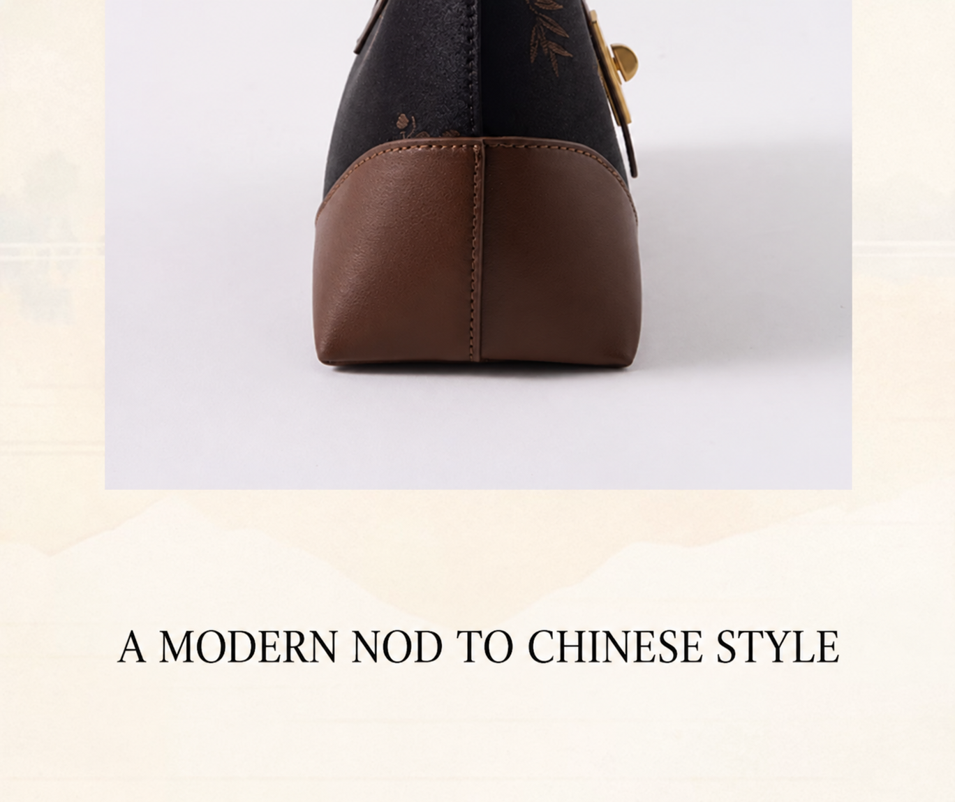 The selected bag’s base and side seam
